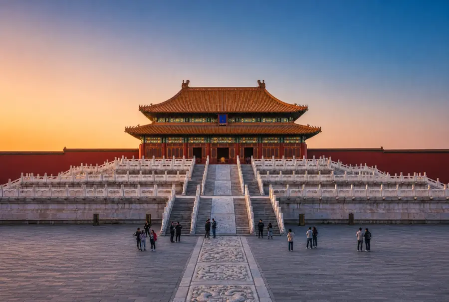 Ciudad Prohibida al atardecer